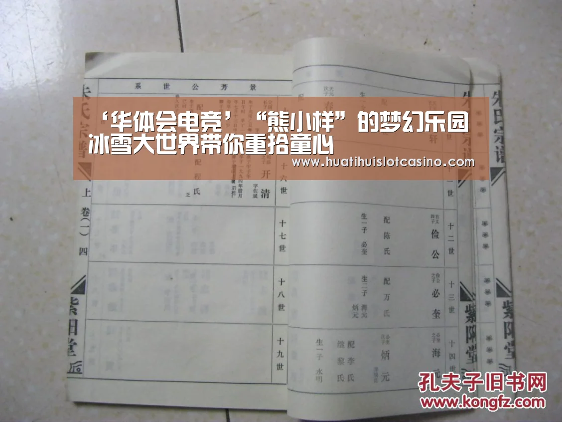 ‘华体会电竞’“熊小样”的梦幻乐园 冰雪大世界带你重拾童心(图1) 华体会娱乐